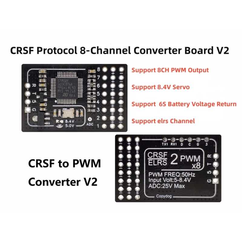 Tbs Fpv Crossfire - محول TBS Crossfire ELRS إلى PWM