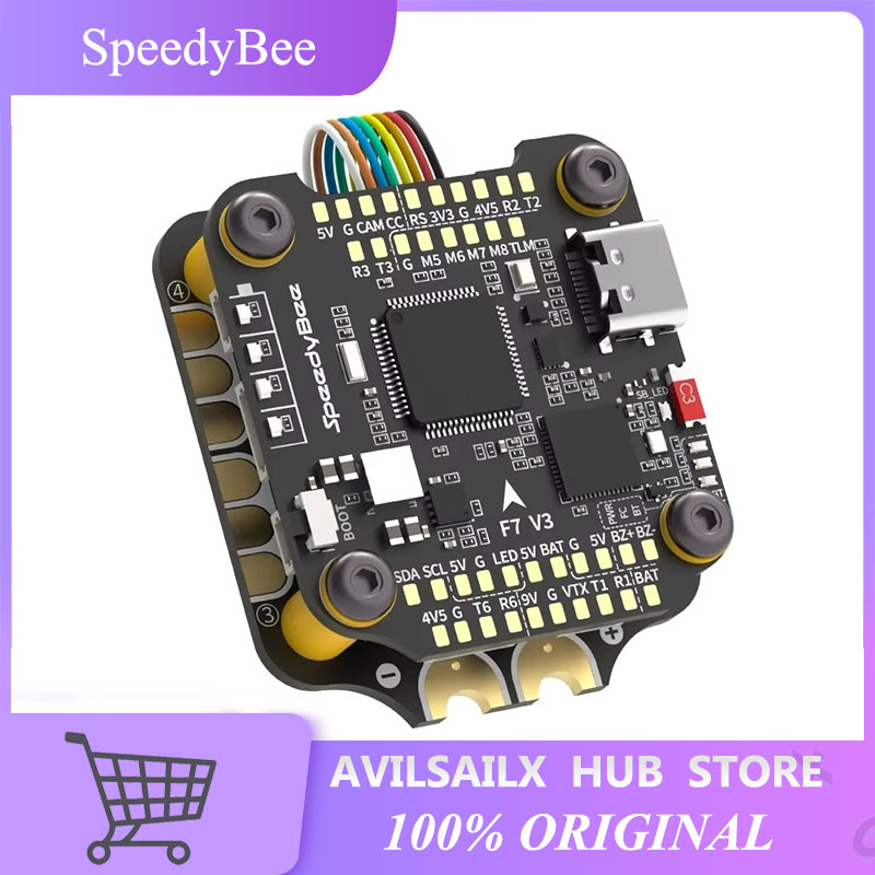 Betaflight Fc Blheli 32 - مجموعة SpeedyBee F7 V3 BL32 50A