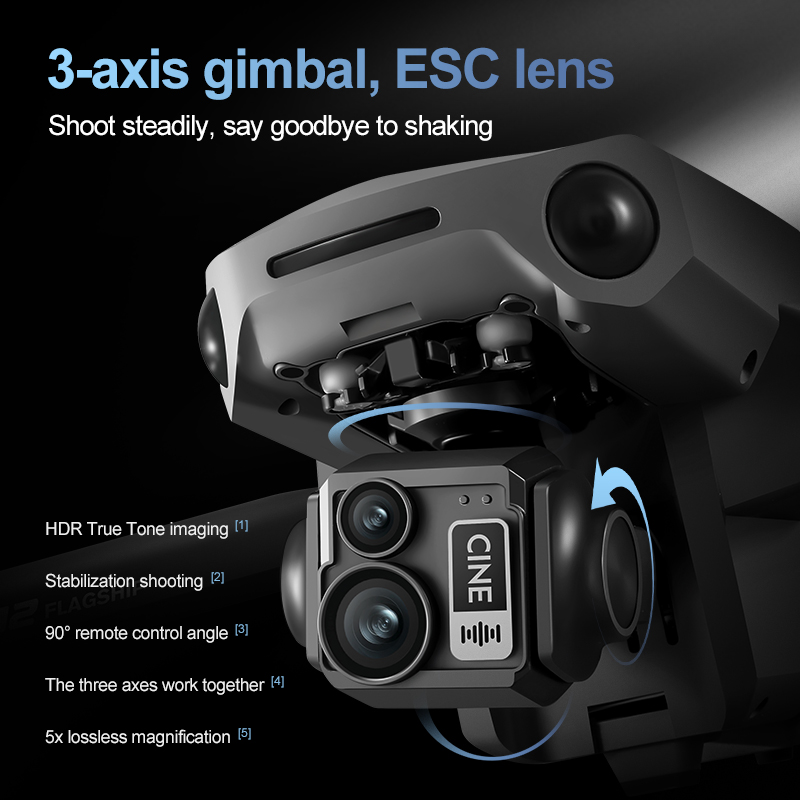 طائرة بدون طيار رباعية المحاور - مراجعة Drone Gimbal Case وسعره