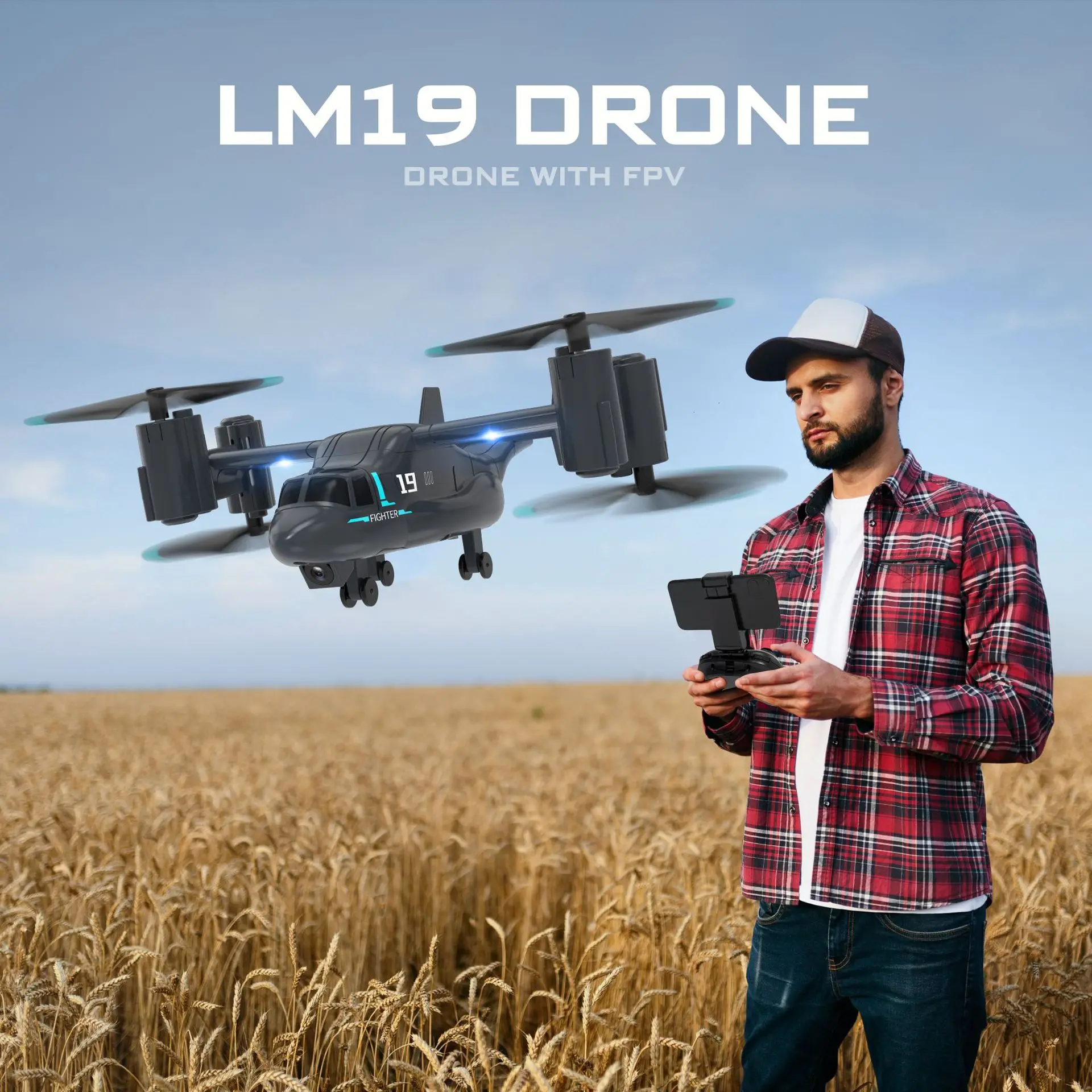 LM19 هليكوبتر تعمل بالتحكم عن  - مراجعة Jjrc Drone X12 وسعره