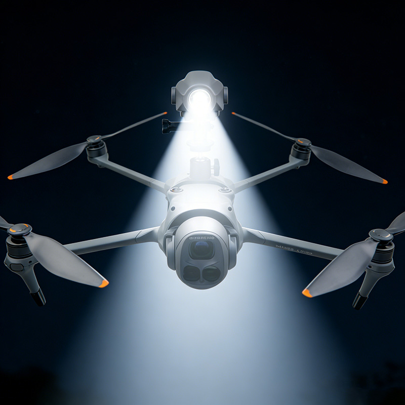 مجموعة واحدة من أضواء البحث وا - مراجعة Dji Drone Mini 4 Pro وسعره