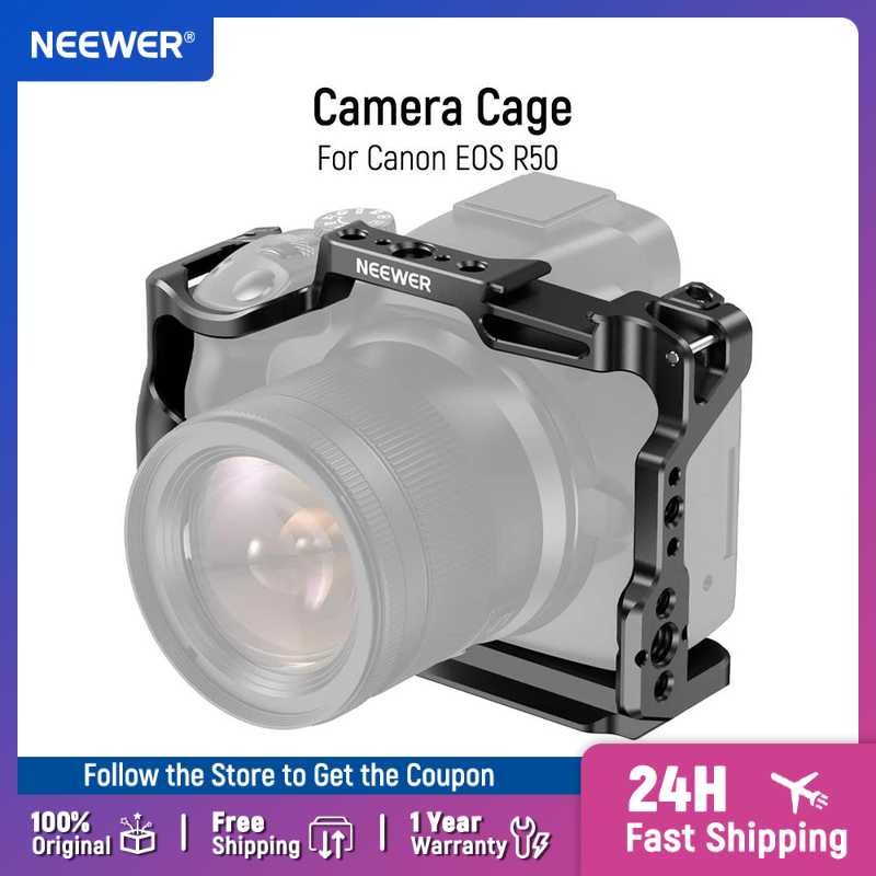 قفص كاميرا NEEWER R50 متوافق م - مراجعة Canon Camera Eos R50 وسعره