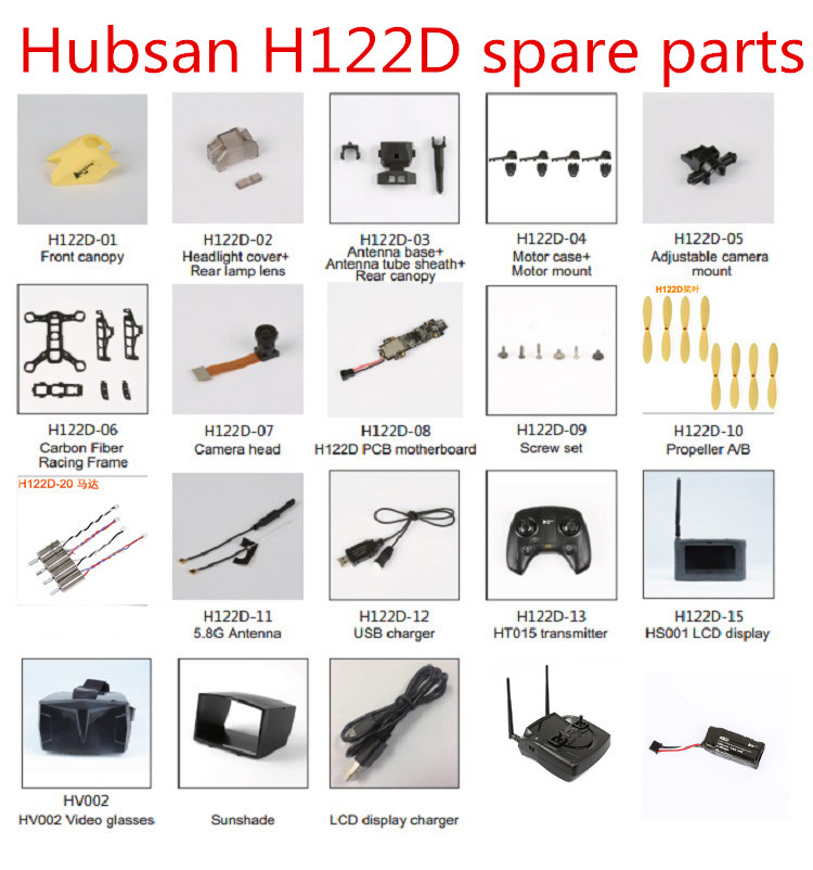 Hubsan-قطع غيار للطائرة بدون ط - مراجعة Holy Stone Drone Hs720 وسعره