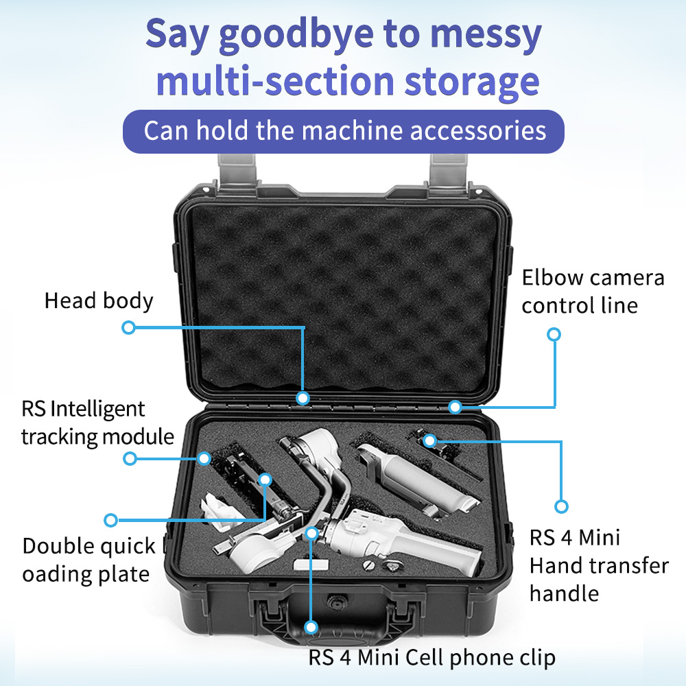 Suitable for DJI RS 4 Mini sto - مراجعة Drone Gimbal Case وسعره